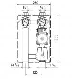Vaillant 0020191819 (307568) Vaillant Насосная группа для смесительного контура отопления со смесителем R 3/4 &quot;,3-х ст. насо...