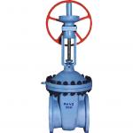 Задвижка клиновая сталь 30лс515нжХЛ Ду 300 Ру40 фл с редуктором МЗТА