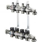 OVENTROP Группа коллекторная Oventrop "Multidis SF со встроенными регулирующими вставками на 5 контура