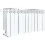 RIFAR BASE VENTIL 350 12 секции BVRL вход справа , выход слева радиатор биметаллический нижнее подключение (белый RAL 9016)