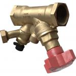 IMI 52849625 IMI Клапан запорный с измерительными ниппелями STS с дренажем,внутренняя резьба,DN 25,Kvs=9,8 м3/ч,Tmax=120°C,PN25,ко...