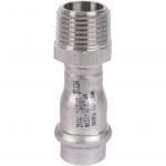 Sanha 9243G пресс-фит. нерж.сталь, ниппель перех.ВПр-НР, 15x1/2