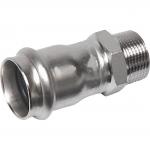 Sanha 9243G пресс-фит. нерж.сталь, ниппель перех.ВПр-НР, 22x1