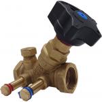 Эффективный Инжиниринг клапан балансировочный ручной STAD с дренажем, внутренняя резьба, DN32, Kvs = 12,83 м3/ч. Tmax = 120°C, PN1...