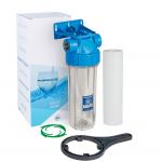 AquaFilter Фильтр 10SL,с возд. кл., лат. резьба 1&quot;-ИТАЛЬЯНСКИЙ.Корпус, кронш, ключ и картридж FHPR1-B1-AQ. (12)