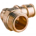 Угольник для PE-X латунь GX127 Дн 16х3/4 НР Giacomini GX127Y044